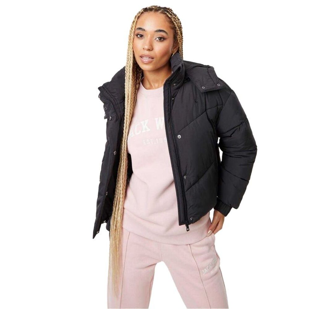 Jack Wills Womens/Ladies Ritcher Quilted Padded Jacket / Black
